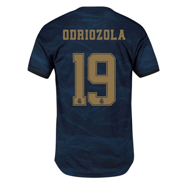 Camiseta Real Madrid NO.19 Odriozola Segunda equipo 2019-20 Azul